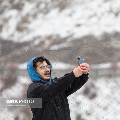 نخستین برف پاییزی تهران