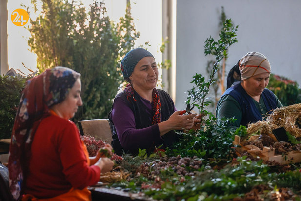 صادرات تاج‌های گل کریسمس از آنتالیا