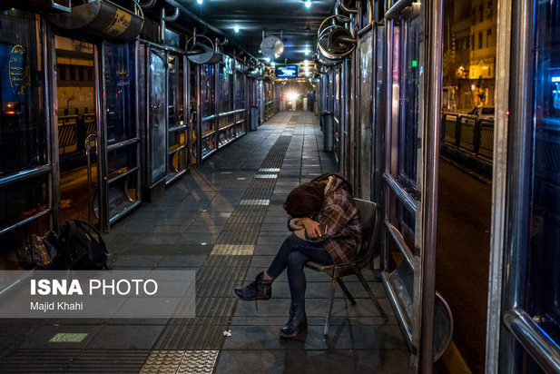 اتوبوس خوابی در تهران
