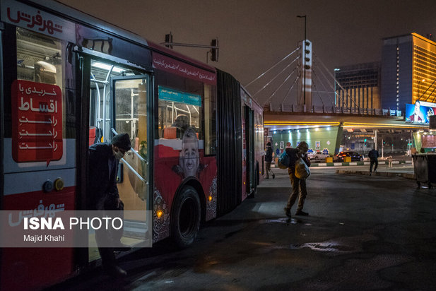 اتوبوس خوابی در تهران