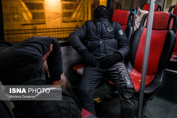 اتوبوس خوابی در تهران