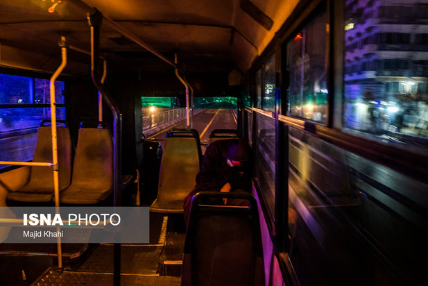 اتوبوس خوابی در تهران