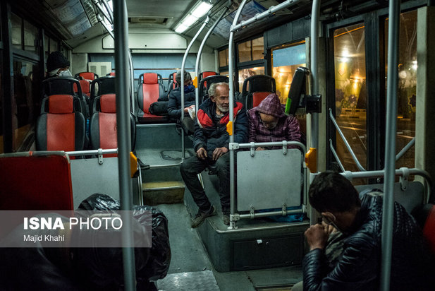 اتوبوس خوابی در تهران