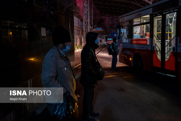 اتوبوس خوابی در تهران