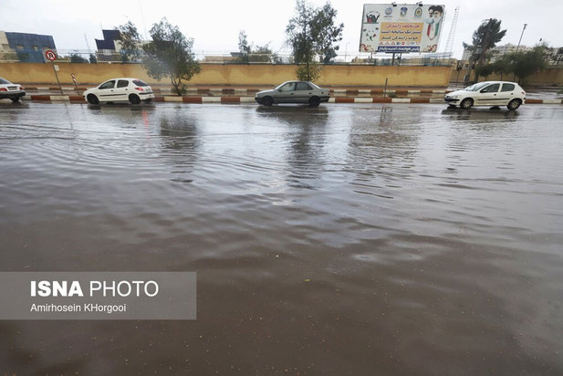 وضعیت شهر بندرعباس پس از بارندگی های اخیر
