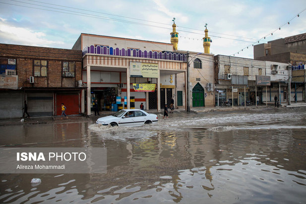 اهواز در غرق آب