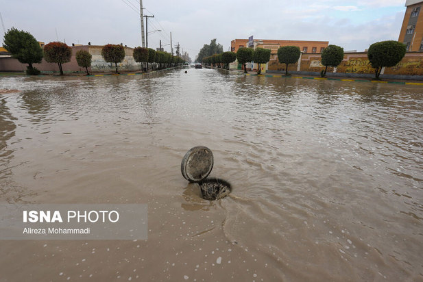 اهواز در غرق آب