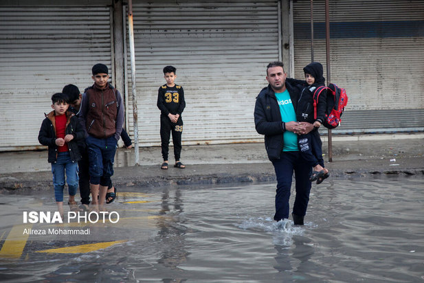 اهواز در غرق آب
