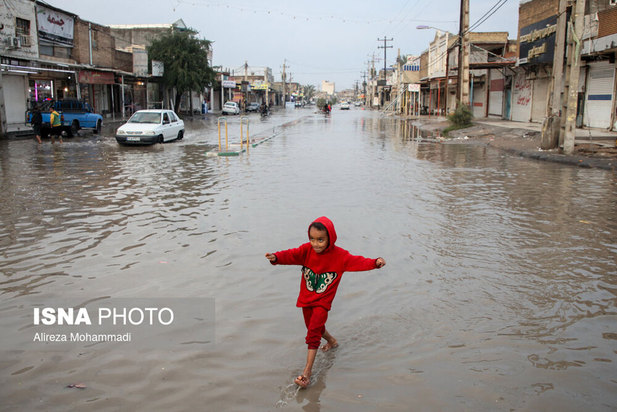 اهواز در غرق آب