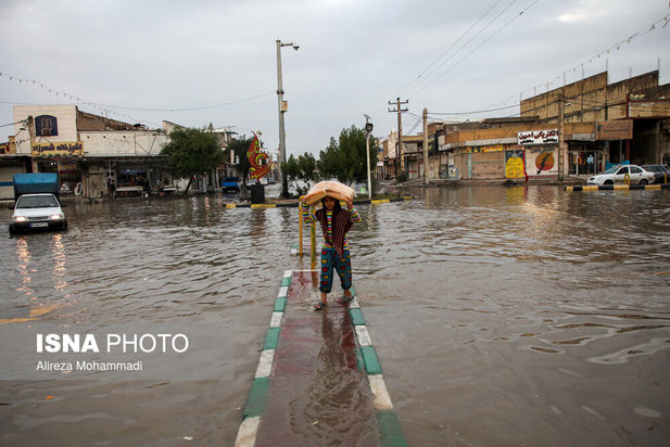 اهواز در غرق آب