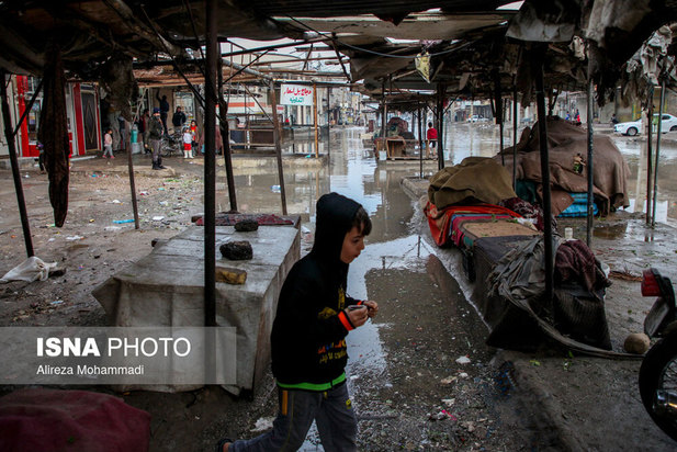 اهواز در غرق آب