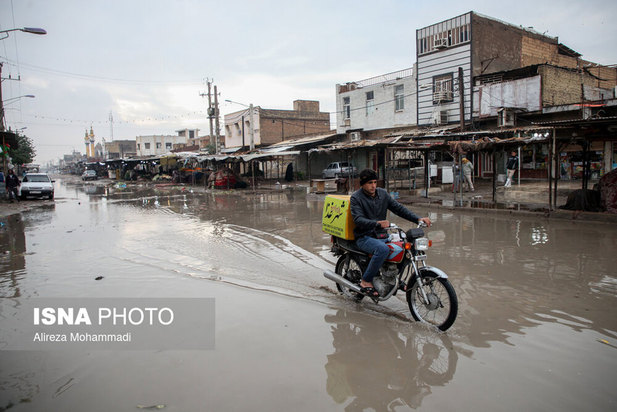 اهواز در غرق آب