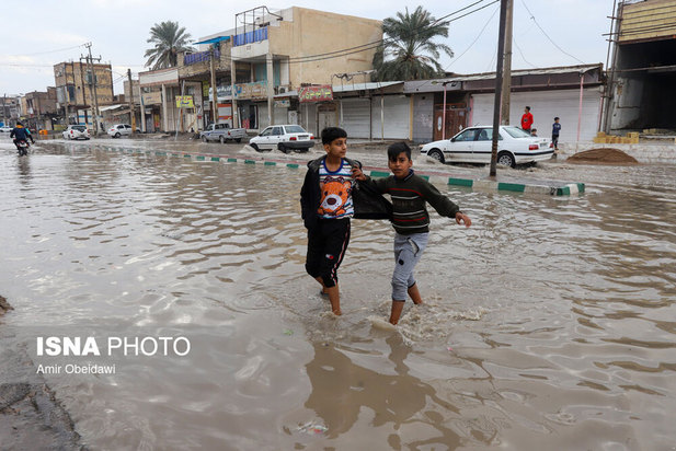 اهواز در غرق آب