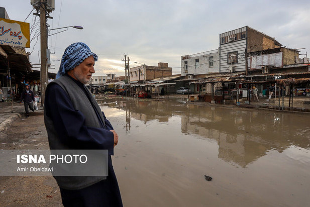 اهواز در غرق آب