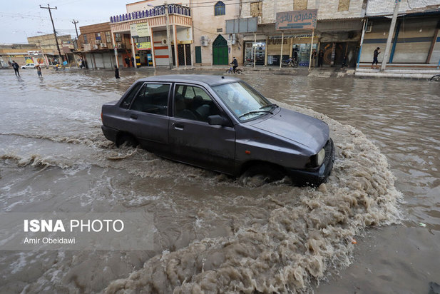 اهواز در غرق آب