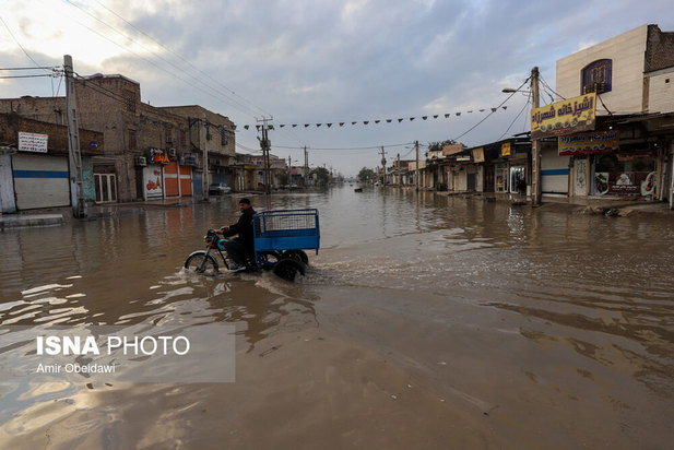اهواز در غرق آب