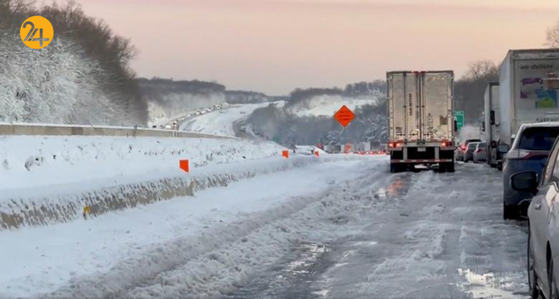 برف سنگین واشنگتن را درنوردید