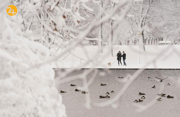 برف سنگین واشنگتن را درنوردید