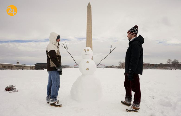 برف سنگین واشنگتن را درنوردید