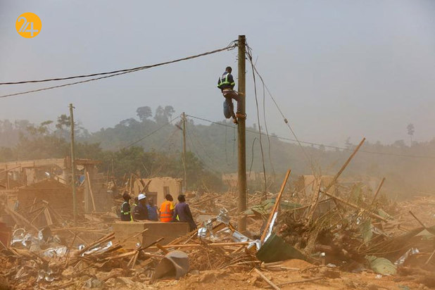 انفجار مهیب در غرب غنا