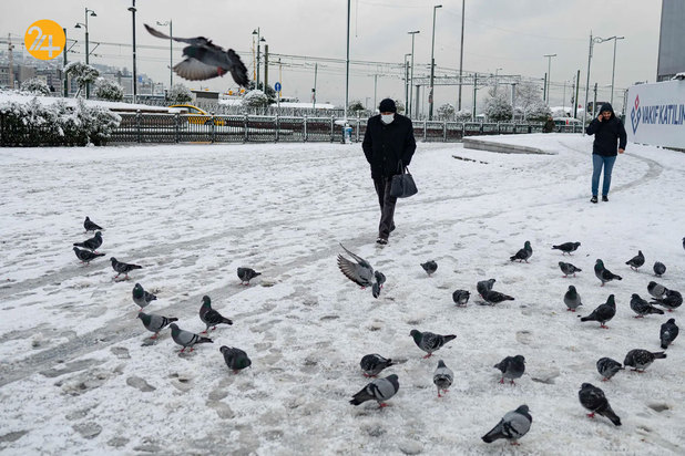 برف سنگین در یونان و ترکیه