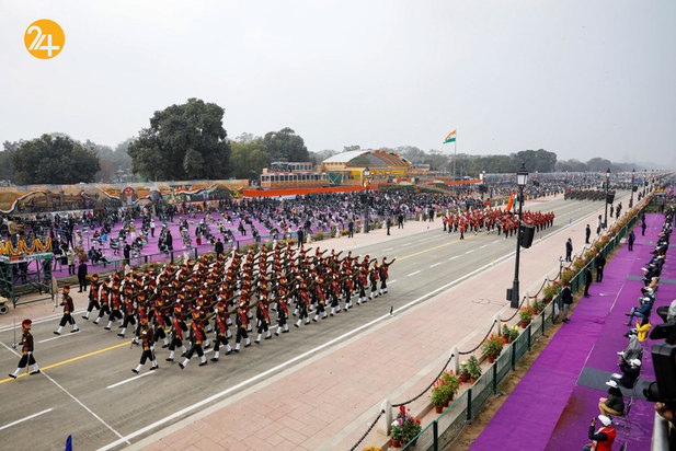 رژه ارتش هند به مناسبت روز جمهوری