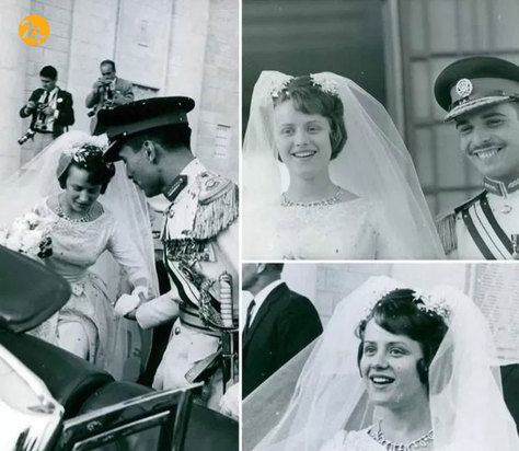 ملك حسين پادشاه سابق اردن و همه ازدواج هايش