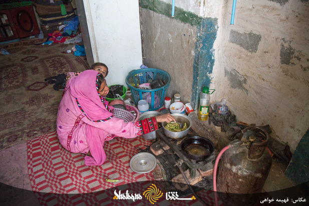 محله ای فقیرنشین در شهردراز ایرانشهر