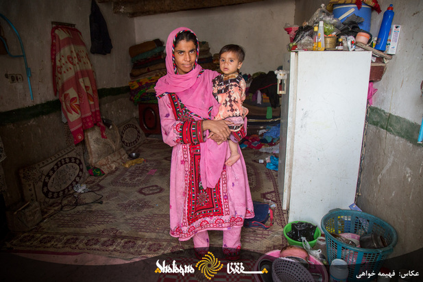 محله ای فقیرنشین در شهردراز ایرانشهر