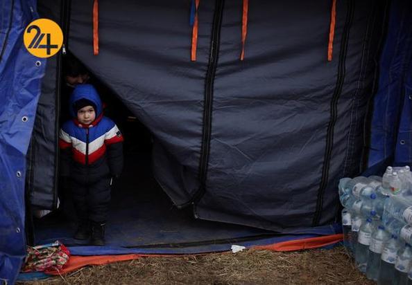 خروج غمبار جنگ زدگان از اوکراین