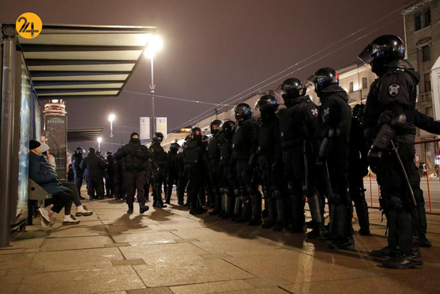 دستگیری معترضان ضد جنگ در روسیه