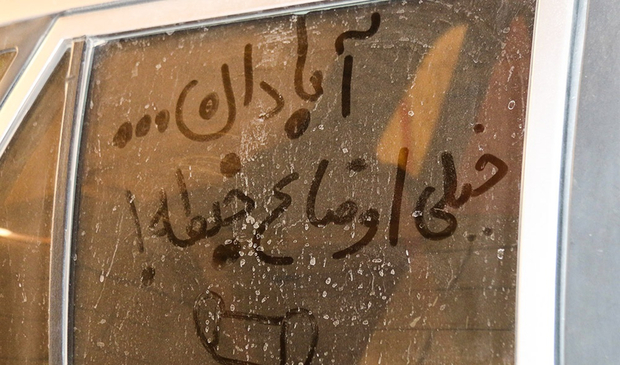 غبار در آبادان بیش از حد مجاز