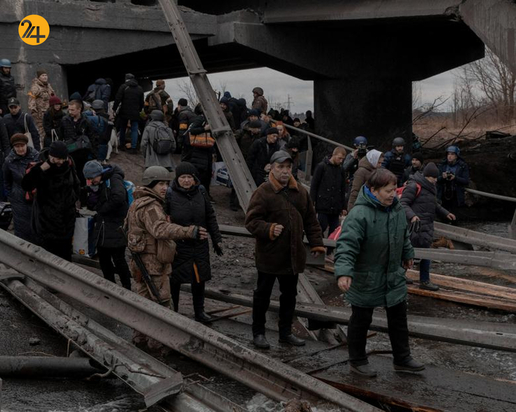 جنایات جنگی روس ها در ایرپین