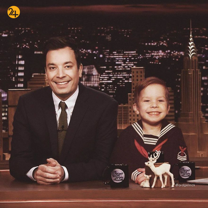 تصویر سلبریتی‌ها در کنار عکس کودکی شان