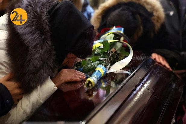 خاکسپاری سربازان جنگ اوکراین