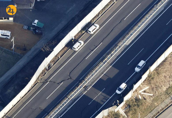 خسارات زلزله مهیب در فوکوشیما