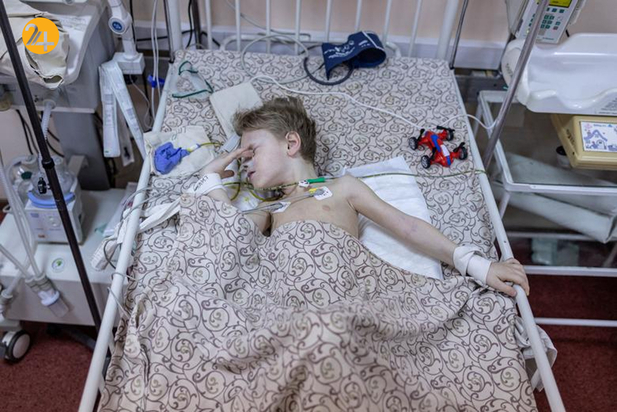 کودکان آواره در جنگ اوکراین