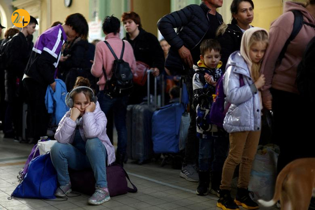 کودکان آواره در جنگ اوکراین