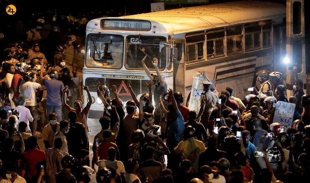 تشدید اعتراضات در سریلانکا