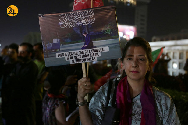 اعتراضات پاکستانی ها علیه برکناری عمران خان