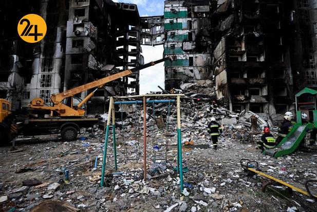 خرابه های جنگ اوکراین