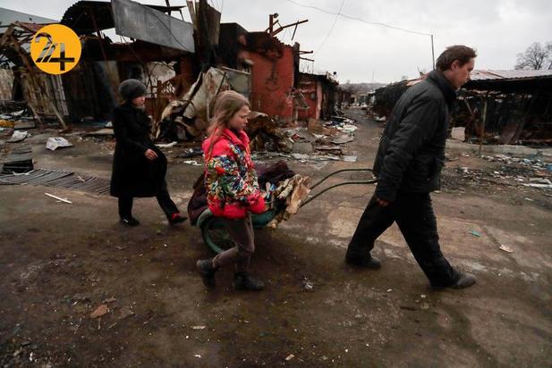 خرابه های جنگ اوکراین