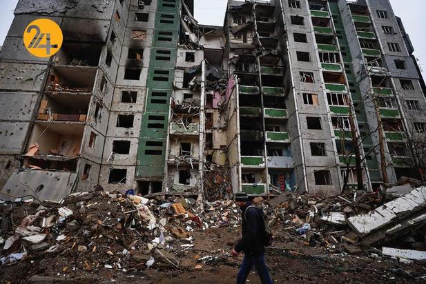 خرابه های جنگ اوکراین