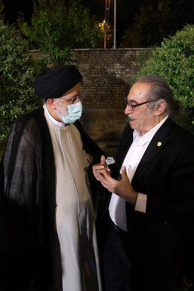 افطاری رئیسی با هنرمندان