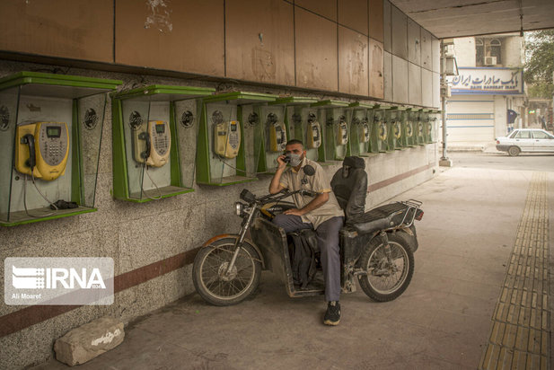 اهواز محو در گرد و خاک