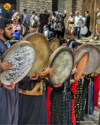 دف نوازی در پالنگان