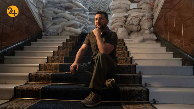 زلنسکی از صحنه فیلم تا صحنه جنگ