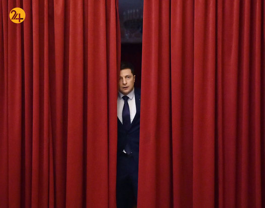 زلنسکی از صحنه فیلم تا صحنه جنگ