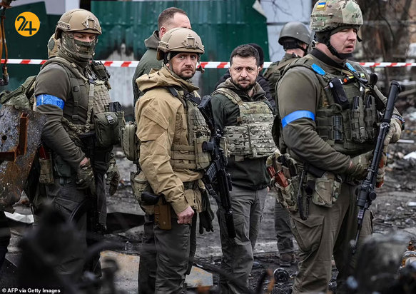 زلنسکی از صحنه فیلم تا صحنه جنگ