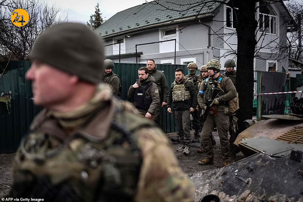 زلنسکی از صحنه فیلم تا صحنه جنگ